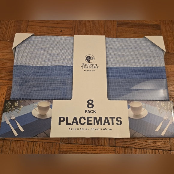 Threshold Other - Boston Traders Home 8 Pack Placemats, Blue
